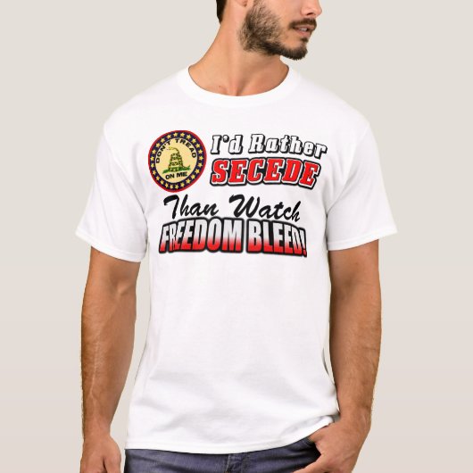 T-shirt Je ferais cécession plutôt ! (Devant)