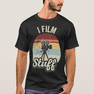 T-shirt Je filme des trucs Enthousiaste de l'appareil phot