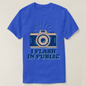 T-shirt Je Flash En Public Funny Photographe (Design devant)