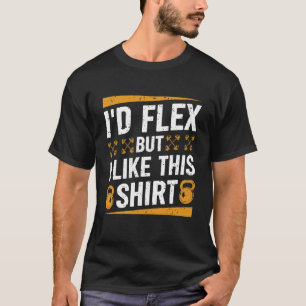 T-shirt Je Flex, mais j'aime cette chemise Fitness Gym Hom