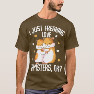 T-shirt Je Frappe Juste Des Hamsters Amoureux Hammy Hamste