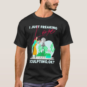 T-shirt Je Frappe L'Amour Sculpteur