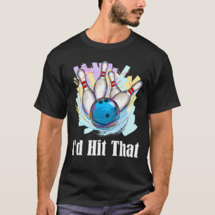 T-shirt Je frapperais ce Bowling Bowler