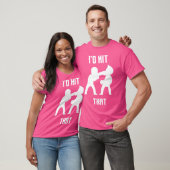T-shirt Je Frapperais Ce Boxingkickboxing Drôle (Unisexe)