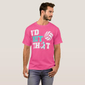 T-shirt Je Frapperais Ce Volley (Devant entier)