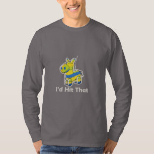 T-shirt Je frapperais cela drôle