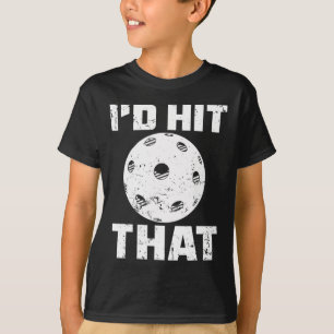 T-shirt Je frapperais cette Raquette de Badminton du joueu