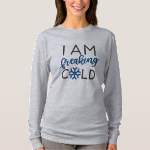T-shirt Je Freine La Chemise De Noël Froide
