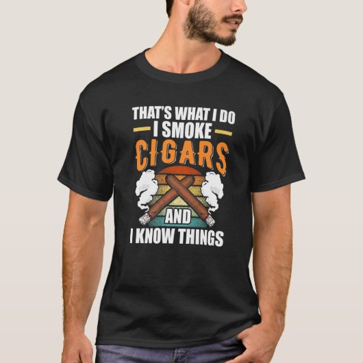 T-shirt Je fume des cigares (Devant)