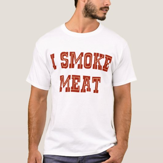 T-shirt Je fume la viande (Devant)