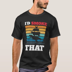 T-shirt Je fumerais ce fumeur de barbecue