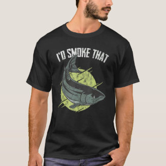 T-shirt Je fumerais ce saumon grillé barbecue poisson
