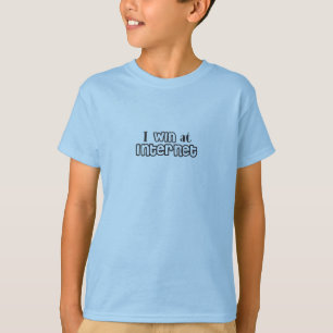 T-shirt Je gagne sur Internet