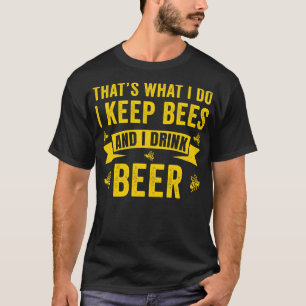 T-shirt Je garde les abeilles drôle Bee Hive Miel drôle