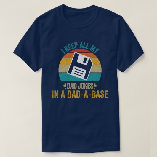 T-shirt Je Garde Tout Mon Père Plaisanter Dans Un Papa-A-B (Design devant)