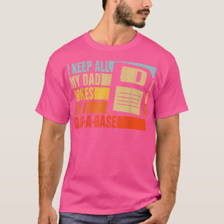 T-shirt Je Garde Tout Mon Père Plaisanter Dans Un Papa Un 