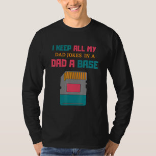 T-shirt Je Garde Tout Mon Père Plaisanter Dans Un Papa Un