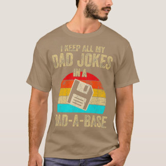 T-shirt Je Garde Tout Mon Père Plaisanter Dans Un Papa Un