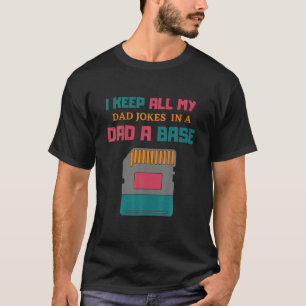T-shirt Je Garde Tout Mon Père Plaisanter Dans Un Papa Un