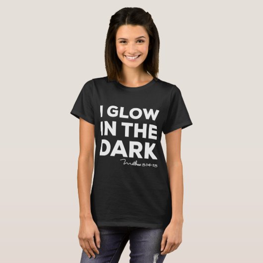 T-shirt Je Gare Dans L'Obscurité Matthieu 514 15 Lumière C (Devant entier)