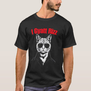 T-shirt Je Gyatt Rizz Chat MEME DRÔLE Chat