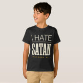 T-shirt Je hais Satan (Devant entier)