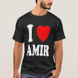 T-shirt Je Il Aime Amir Conjoint Marié