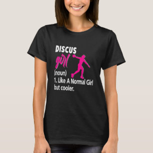 T-shirt Je Jette Des Choses Discus Girl Thrower Coach