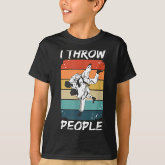 T-shirt Je jette des gens Conception pour un entraîneur de