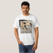 T-shirt Je joue avec les choses mortes - Fossiles / T-shir (Devant entier)