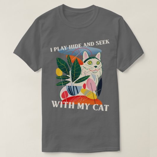 T-shirt Je joue en cachette et cherche avec mon Amoureux d (Design devant)