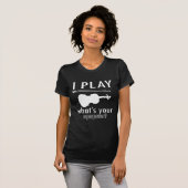 T-shirt Je joue le violon (Devant entier)