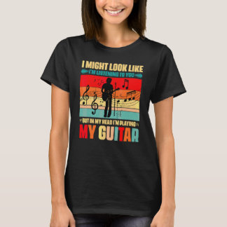 T-shirt Je Joue Ma Musique De Guitare Vêtements
