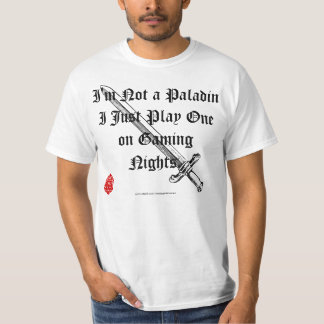 T-shirt Je joue Paladin