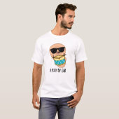 T-shirt Je Joue Par Ear Funny Drummer Pun (Devant entier)