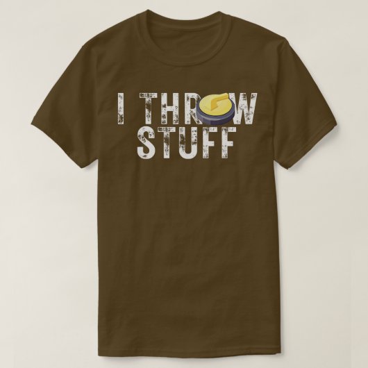 T-shirt Je Joue Stuff Curling Player Funny Curling Stone G (Design devant)