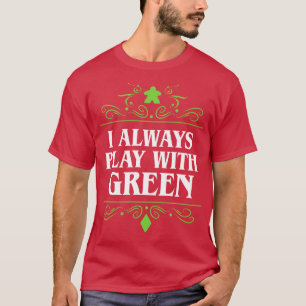T-shirt Je joue toujours avec les Jeux de Green Board Addi
