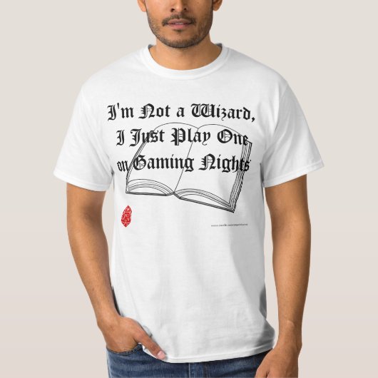 T-shirt Je joue un magicien (Devant)