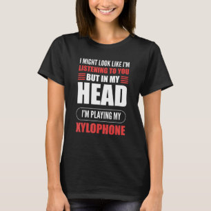 T-shirt Je joue un membre de l'orchestre Xylophone