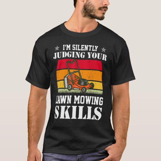 T-shirt Je juge en silence vos compétences en sciage de pe (Devant)