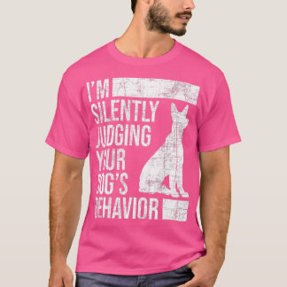 T-shirt Je Juge Vos Chiens Comportement Amoureux des chien
