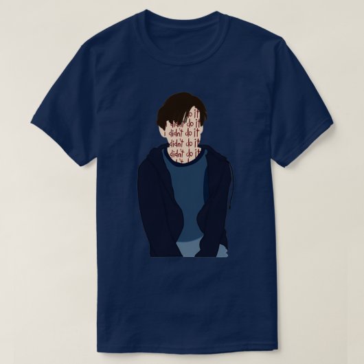 T-shirt Je jure que je ne l'ai pas fait (Design devant)