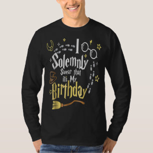 T-shirt Je jure solennellement que c'est mon anniversaire