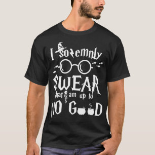 T-shirt Je jure solennellement que je ne suis à AUCUN BIE