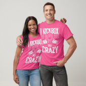 T-shirt Je Kickbox Pour Brûler Le Crazy Funny Kickboxing B (Unisexe)