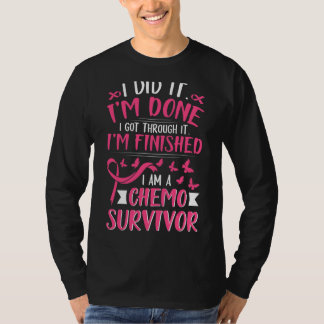 T-shirt Je l'ai fait, je l'ai fait, j'ai fini un morceau