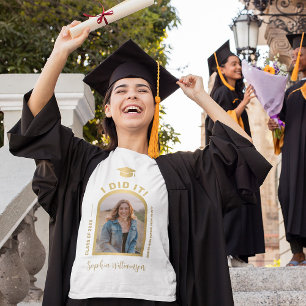 T-shirt Je l'ai fait sur mesure diplôme d'études supérieur