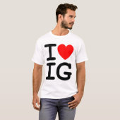 T-shirt je l'aime (Devant entier)