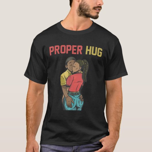 T-shirt Je L'Aime Avec Un Cochon, Un Coupl Africain-Améric (Devant)