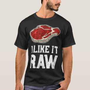T-shirt Je L'Aime Chemise Crue - Steak Bbq Pitmasters Gi